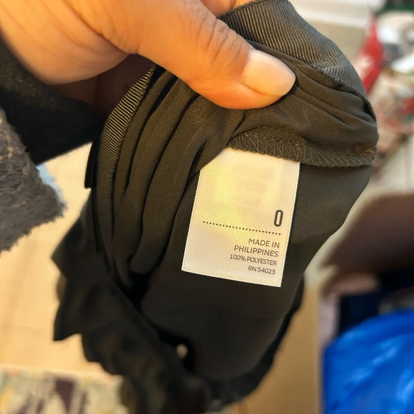 Old Navy Gunmetal Satin Pleated Skirt - Picture 4 of 7